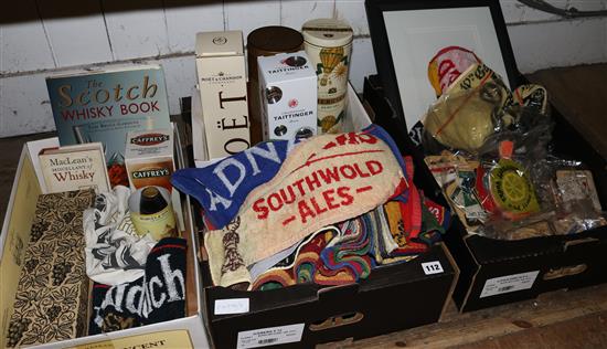 3 boxes of brewery ephemera